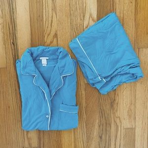 Eberjey Blue Pajama Set size S/P